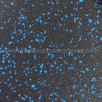 Vinílicos Homogéneo Suelo Vinílico Puzzle Azul